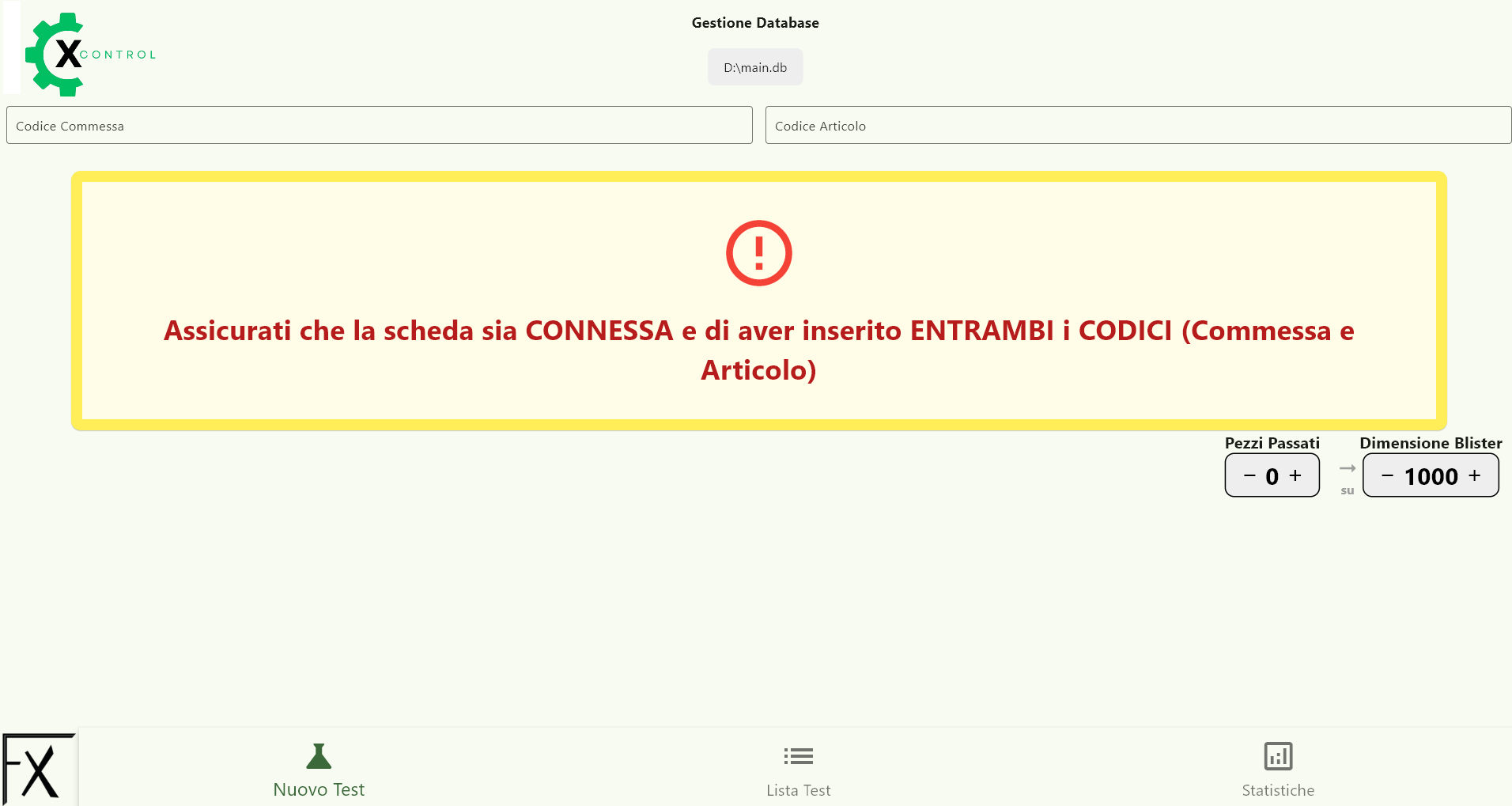 Dashboard Xcontrol